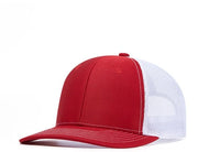 Cappello da Baseball per Uomo - Cappello da Baseball per Uomo e Cappello da Baseball per Donna - Tela rossa e bianca