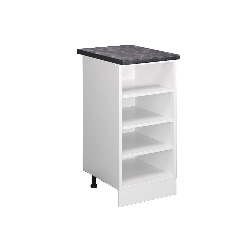 Vicco Scaffale da cucina Bianco 40 cm , AP Antracite