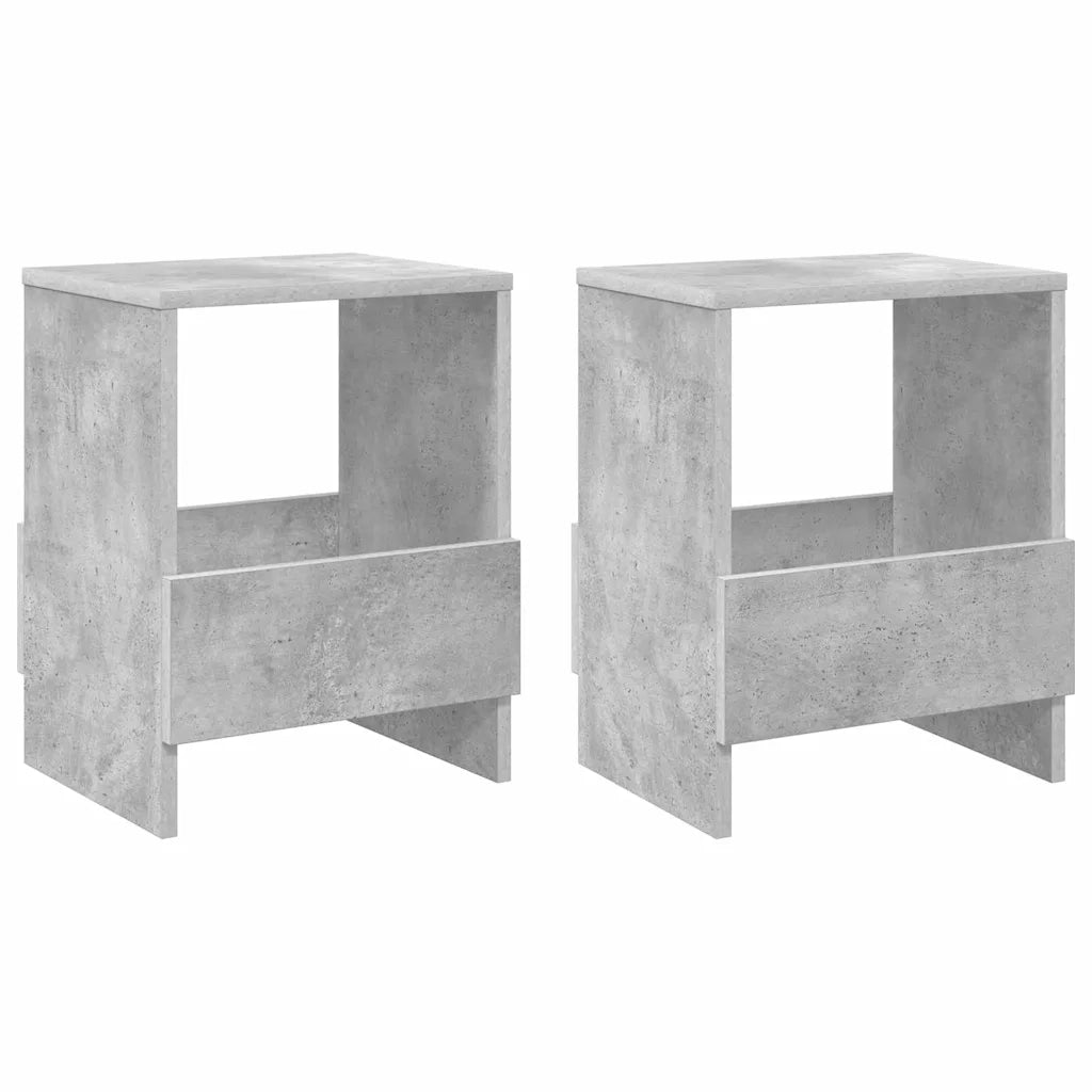 Scaffale per riviste 2 pz Grigio cemento 35 x 30 x 45 cm CFW6324614