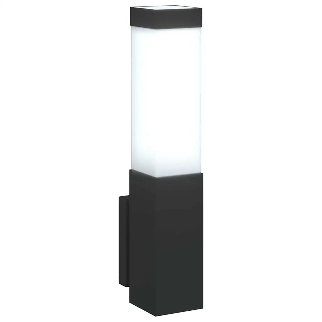 Lampada da Parete Esterna 2 pz Nero 10.5 x 6 x 33 cm CFW9318139