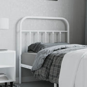 Testiera di Ricambio in Metallo Bianco 80 cm 352654