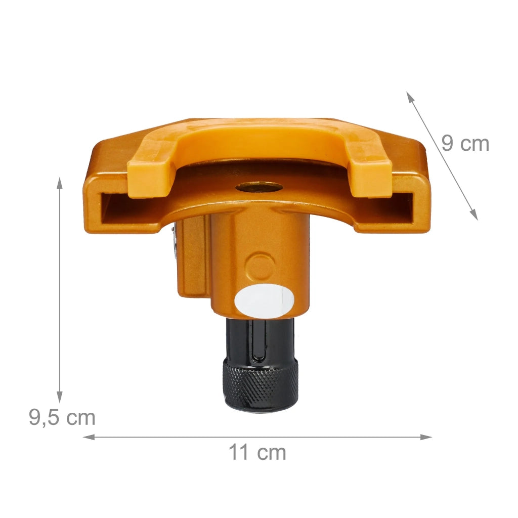 Antifurto per rimorchio roulotte pratico e semplice da usare 15 x 10 x 5 cm in acciaio giallo 13_0014006