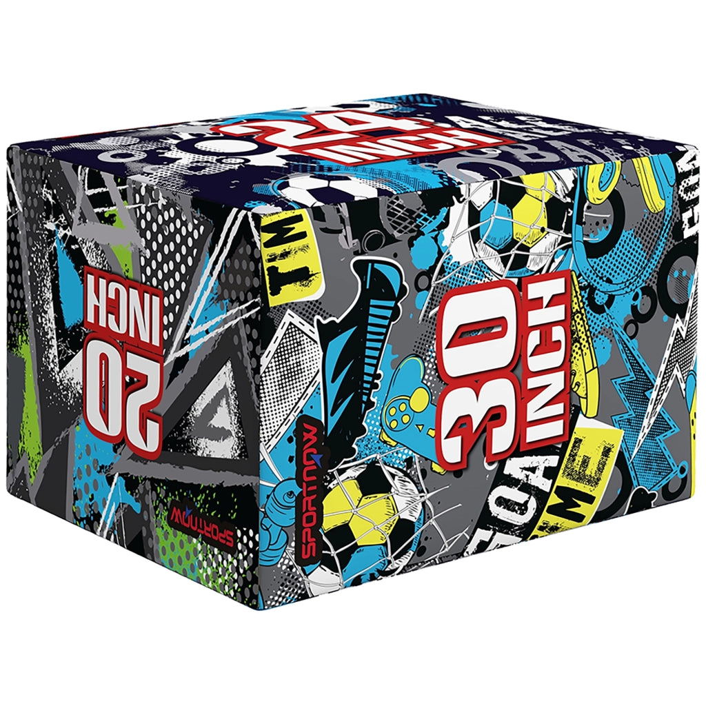 Plyo Box 3 Altezze Antiscivolo ¨C Zephmum ¨C 76x61x51cm