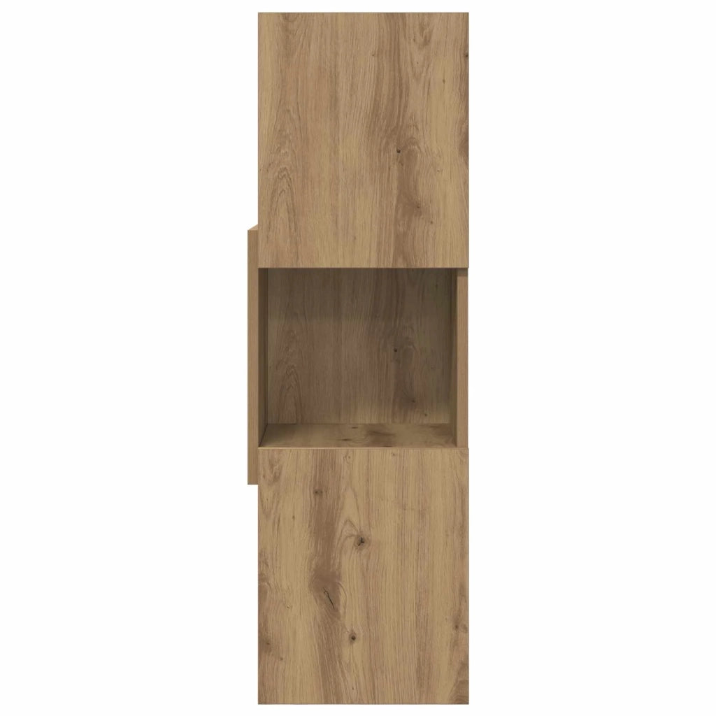 Mobile angolare 30,5x30x95cm Legno multistrato 889836