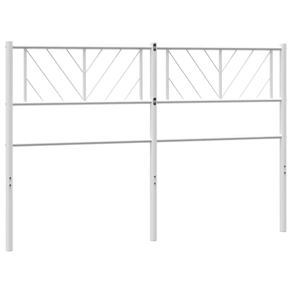 Testiera di Ricambio in Metallo Bianco 150 cm 372262