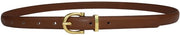 Riem in pelle flessa da 100 cm, cintura decorativa per giacche da jeans con chiusura in alluminio.
