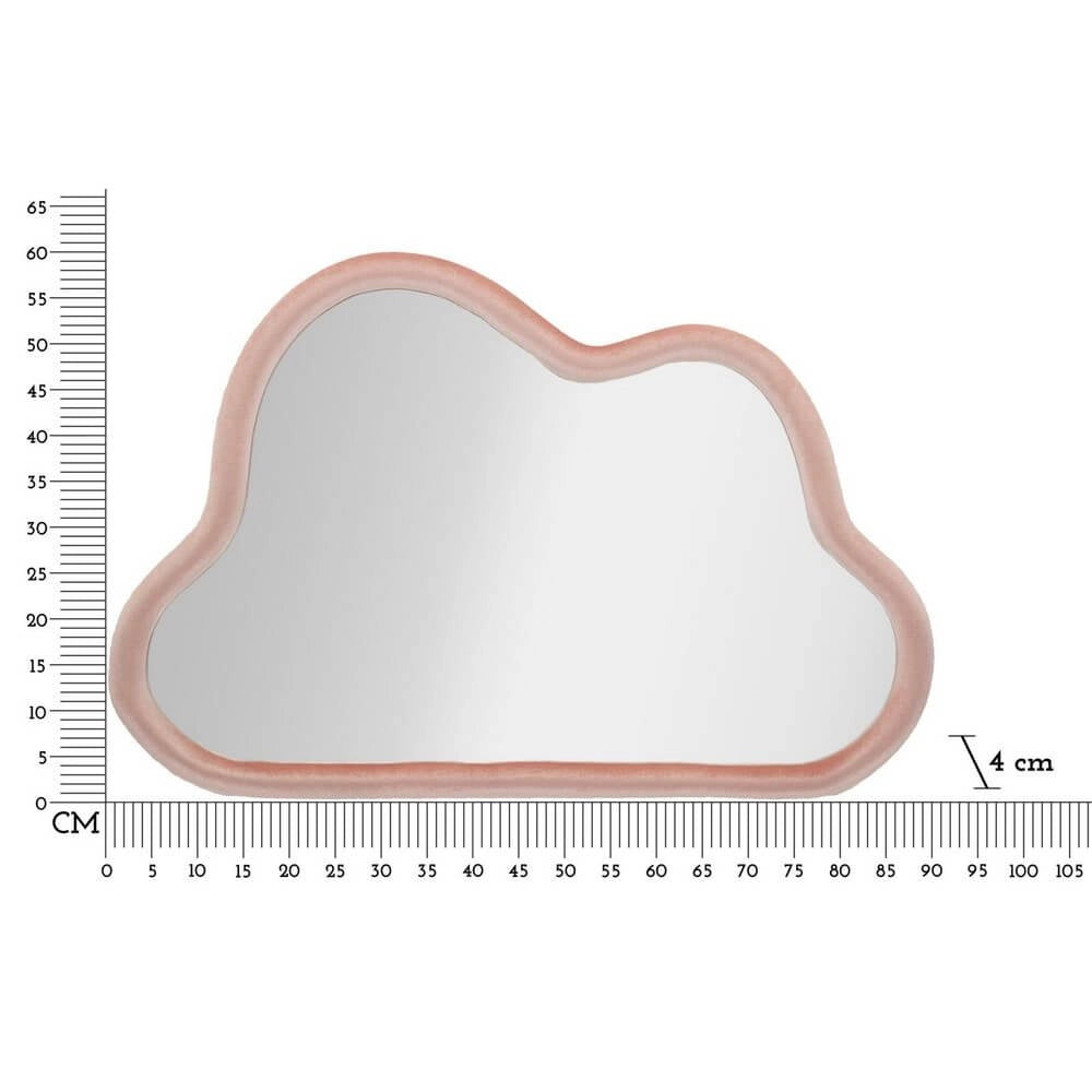 Specchio da Muro Nuvola Rosa cm 90X4X60 - MELLY