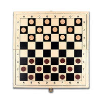Scacchiera Multigioco 7 in 1 da Tavolo in Legno con Scacchi Dama Poker