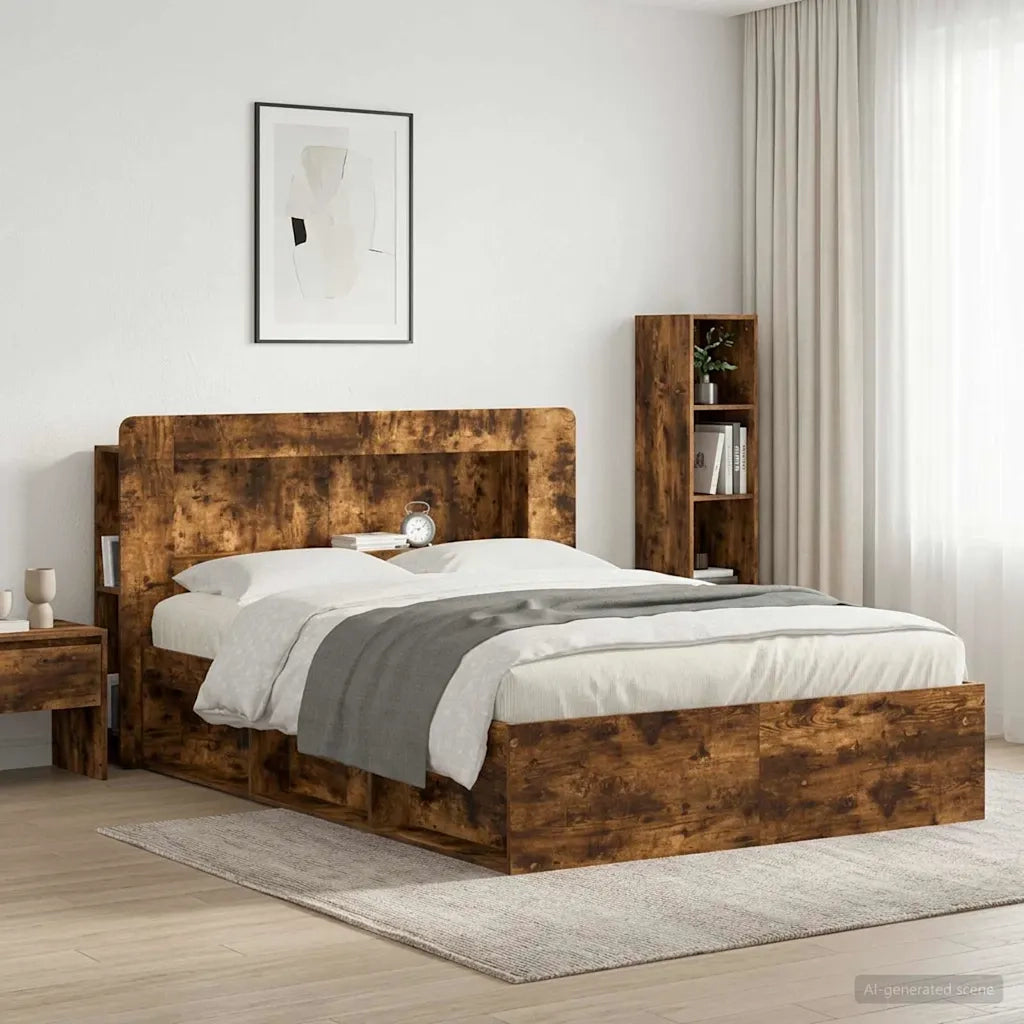 Testata del letto Rovere Fumo Legno ingegnerizzato 8001287