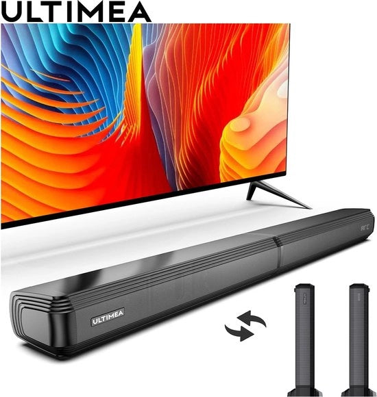 S40 Soundbar 2-in-1 2.2canali - Stereo - BT 5.3 - 100W - 87dB - 3 modalità EQ - Altoparlanti - Cavi Altoparlanti - Altoparlante - Nero