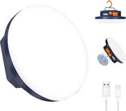 Lanterna da Campeggio Portatile - Ricaricabile - Batteria da 9900 mAh - 2000 lm - IP65 Resistente all'Acqua - Per Campeggio e Emergenze