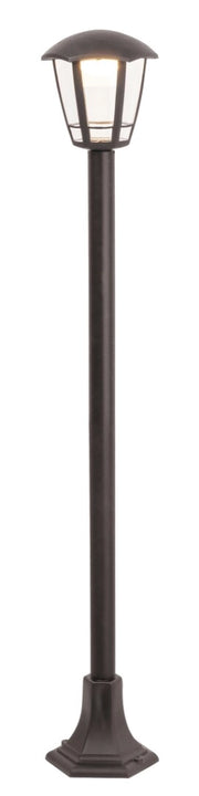 Paletto da giardino LED 8W Sorrento nero opaco Rabalux