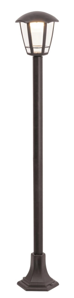 Paletto da giardino LED 8W Sorrento nero opaco Rabalux