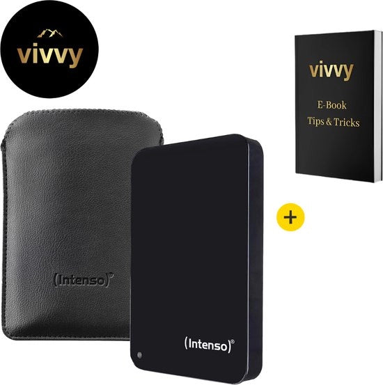 Disco Rigido Esterno - Disco Rigido Esterno 5 TB Multifunzionale - Disco Rigido Esterno con 8 MB Cache - 100% Garanzia di Soddisfazione - 5400 giri al minuto - Incluso Case di Alimentazione