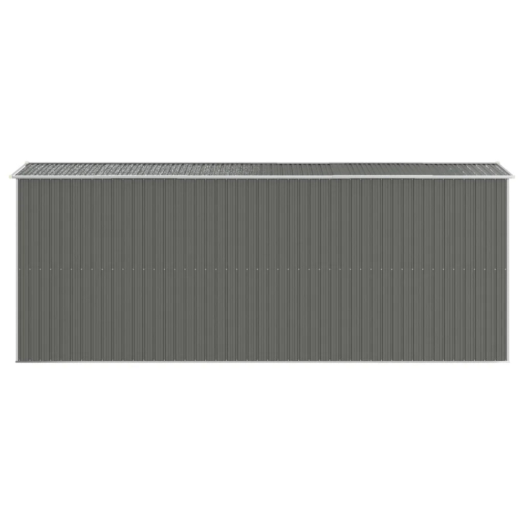 Capanno da Giardino Grigio Chiaro 192x523x223cm Acciaio Zincato cod mxl 65854