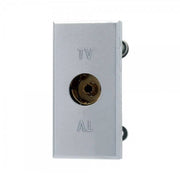 Trade Shop - Presa Tv Connettore Femmina Silver Compatibile Bticino Axolute -