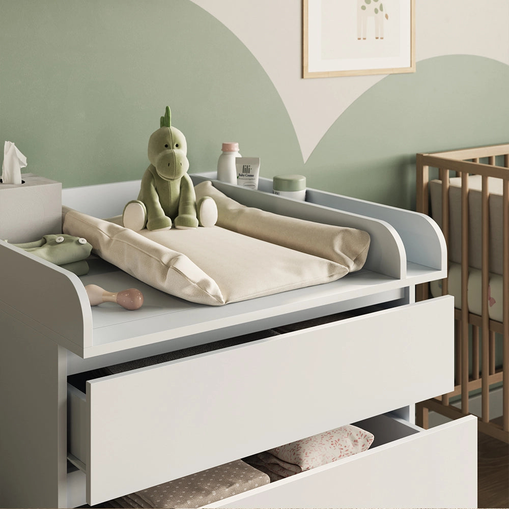 Vicco Fasciatoio Bianco 80 x 85.4 cm con 3 cassetti
