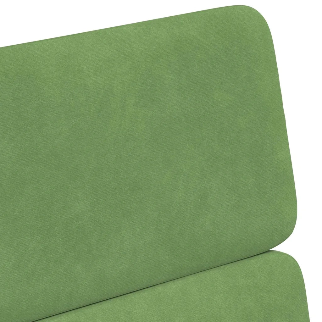 Sedie da Pranzo con Ruote 2 pcs Verde chiaro 58 x 65 x 98 cm 42017878