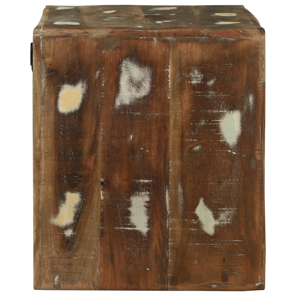 cabinet TV 60x32x36 cm in legno massello di recupero