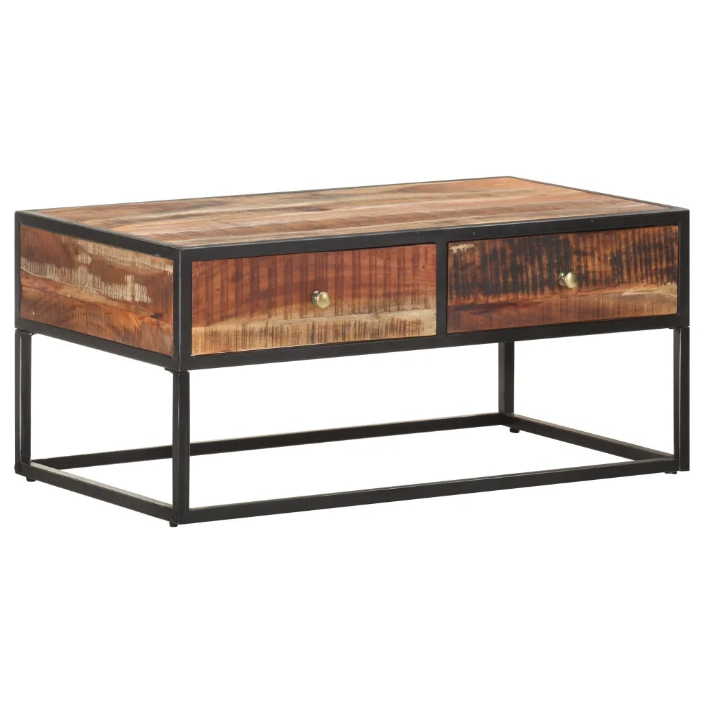 Tavolino da Salotto 90x50x40 cm in Legno di Acacia Grezzo 320912