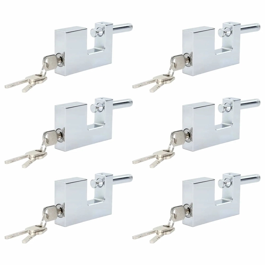 Lucchetto 6 pz Argento Acciaio CFW1570097