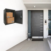 ALUBOX EASYBOX Cassetta Per Pacchi Corriere In Lamiera Zincata 59X43,5X34 Cm Cassetta Postale Pacchi Di Grandi Dimensioni
