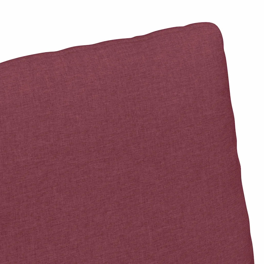 Sedie da pranzo 2 pcs Rosso vino 57 x 67 x 98 cm Tessuto