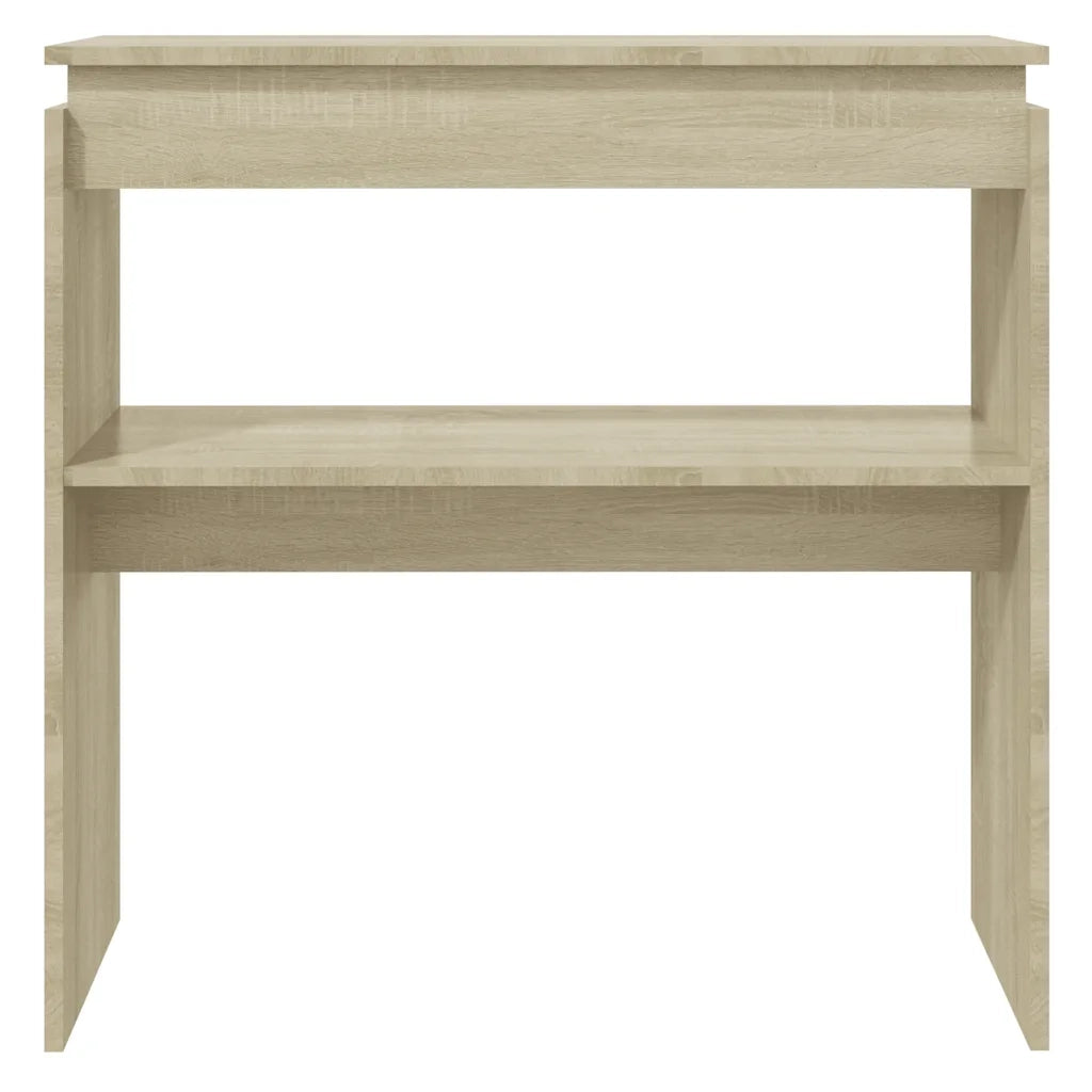 Tavolino Consolle | Tavolo d'Ingresso Rovere Sonoma 80x30x80cm in Legno Multistrato