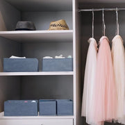 Set da 8 contenitori pieghevoli per magazzino - Contenitori pieghevoli per abbigliamento, biancheria intima, calze e altro