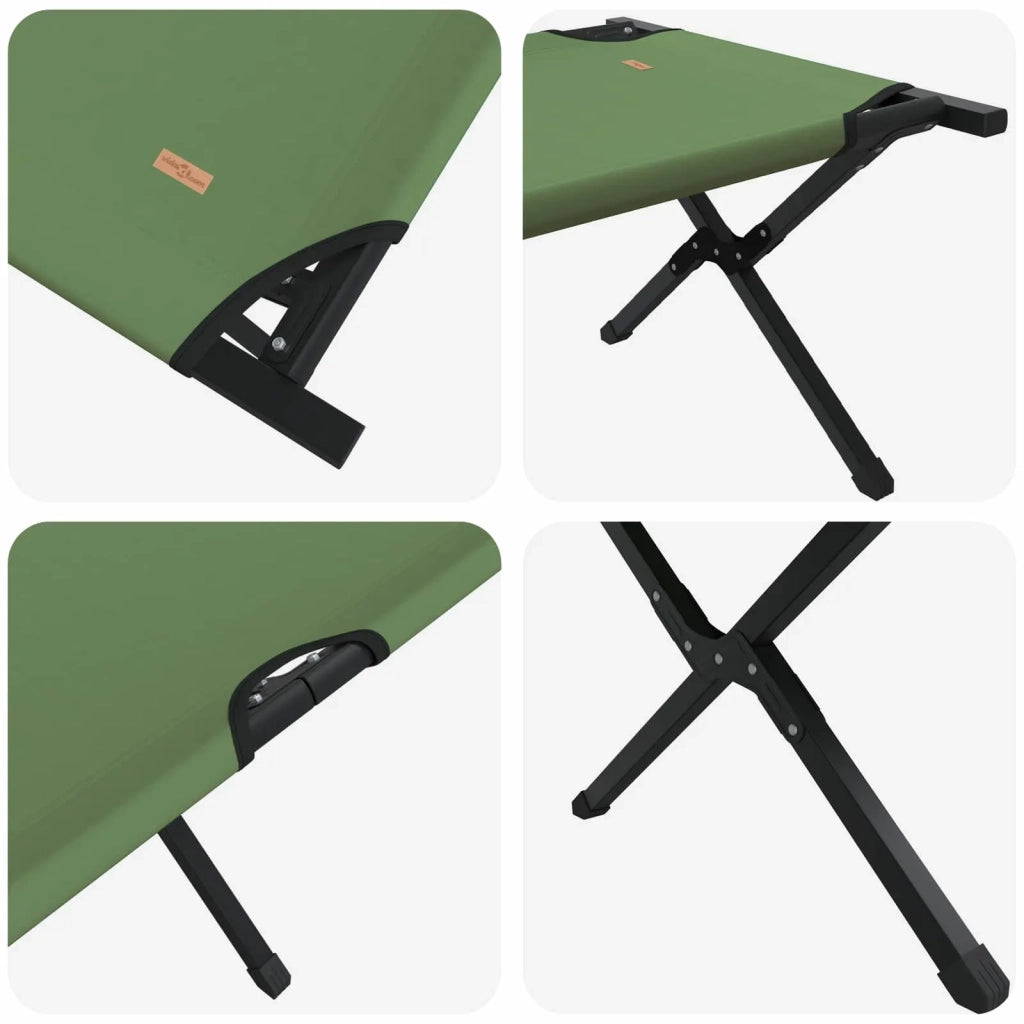 Letto da campeggio pieghevole Verde 193 x 69 x 45 cm CFW1331732