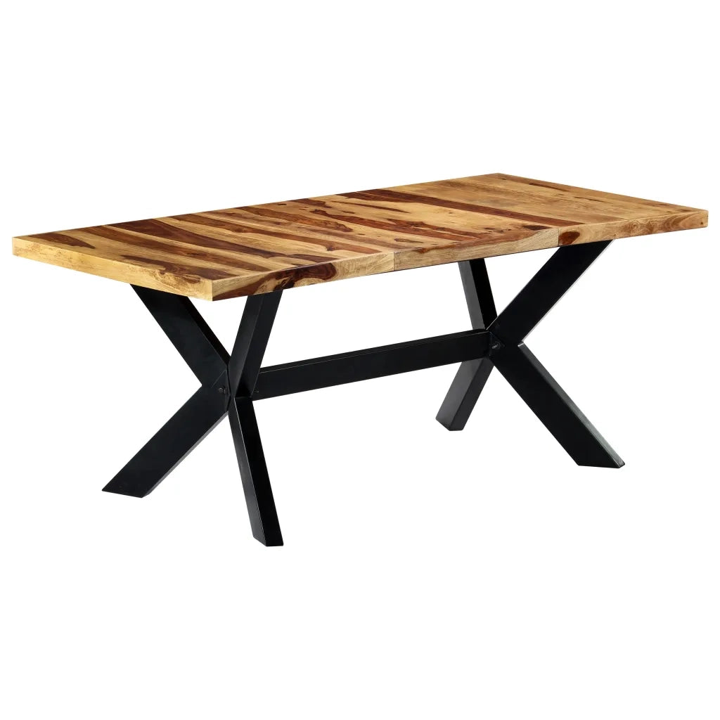 Tavolo da Pranzo 180x90x75cm in Legno Massello di Sheesham cod mxl 26291