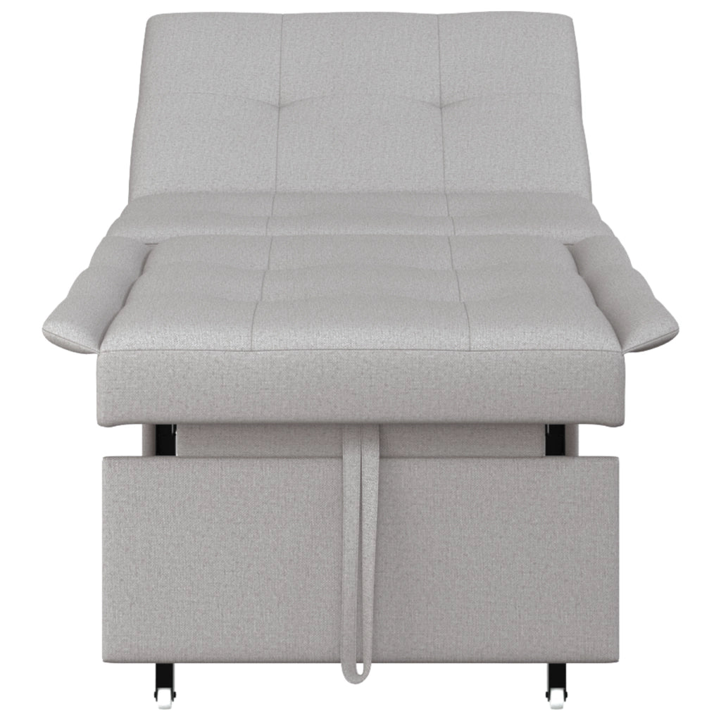 Divano Letto Estraibile Grigio 194 x 50 x 82 cm 42008591