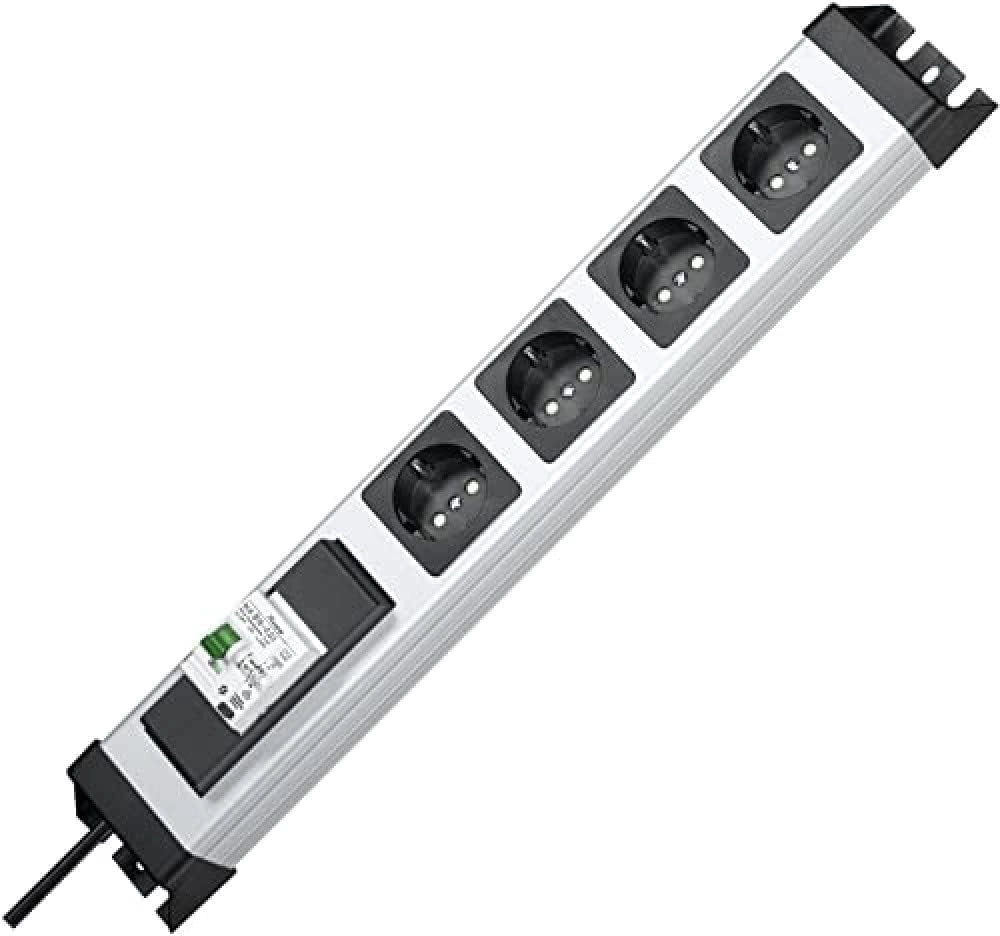 228120012 - Ciabatta elettrica a 4 ingressi e interruttore FI/LS