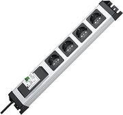 228120012 - Ciabatta elettrica a 4 ingressi e interruttore FI/LS