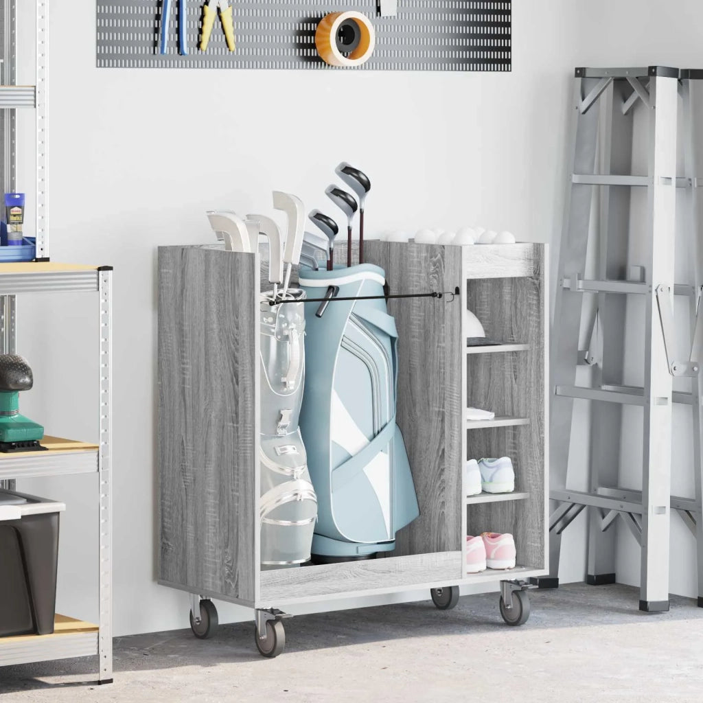 Armadio per Golf con ruota Grigio Sonoma 90 x 45 x 98 cm CFW2444499