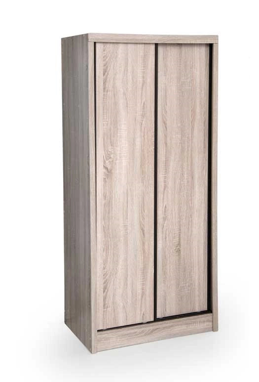 ARES ARMADIO IN LEGNO CON ANTE SCORREVOLI 84 X 56 X 187 CM COLORE ROVERE