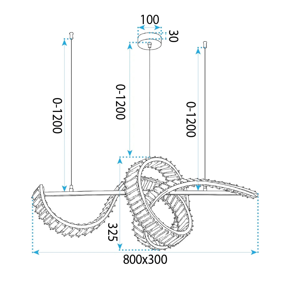 Lampada A Sospensione Da Soffitto Led Swe082-cp Gold