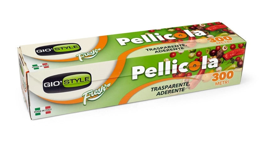 Rotolo Pellicola da Cucina Trasparente 300 Metri Giostyle
