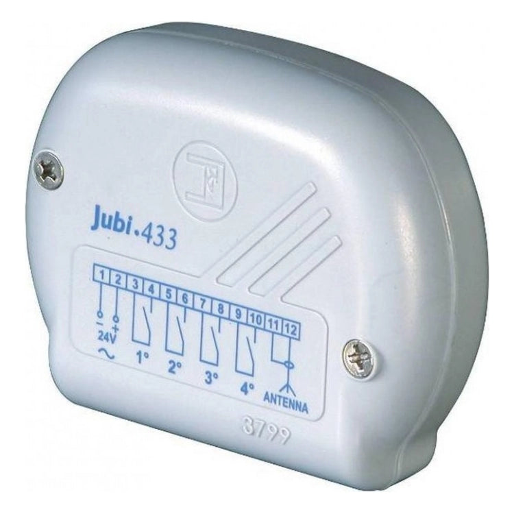 RADIO RICEVENTE JUBI 433/1 R FADINI 4330L AUTOMAZIONE AUTOMATISMI ORIGINALE
