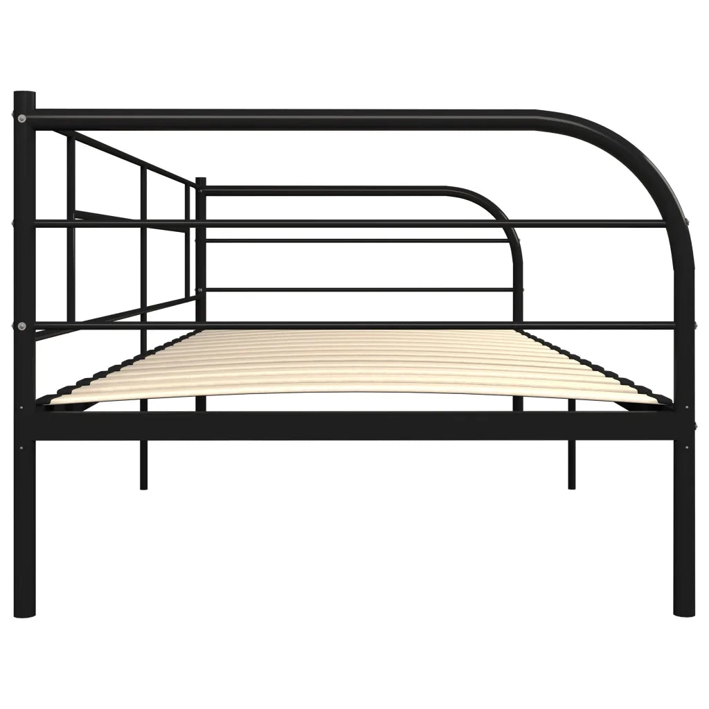 Telaio Divano Letto Nero in Metallo 90x200 cm 284673