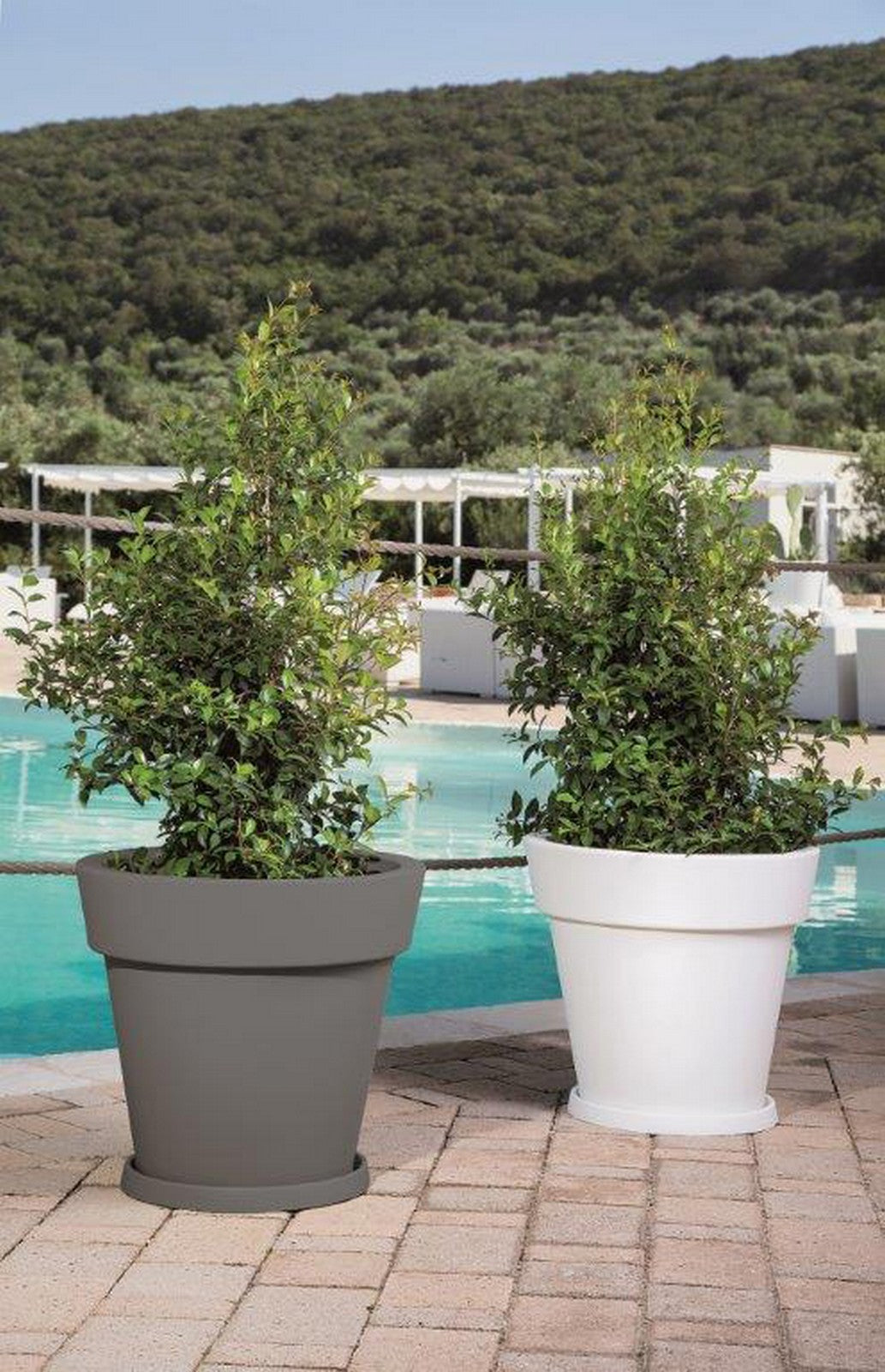 vaso gemma diam. 50x45h bianco cod:ferx.94453