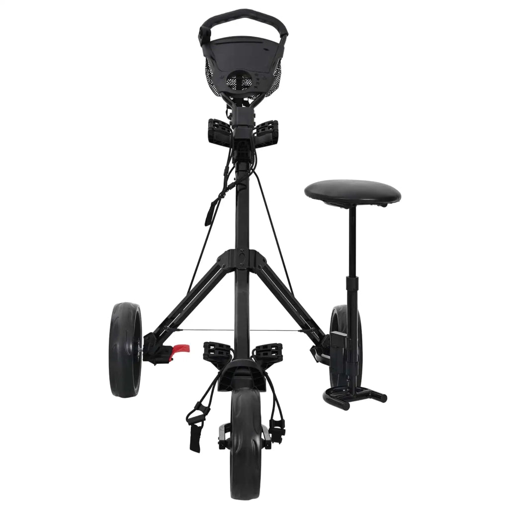 Carrello da golf con sedile Nero 95 x 69 x 114 cm Ferro 42033588