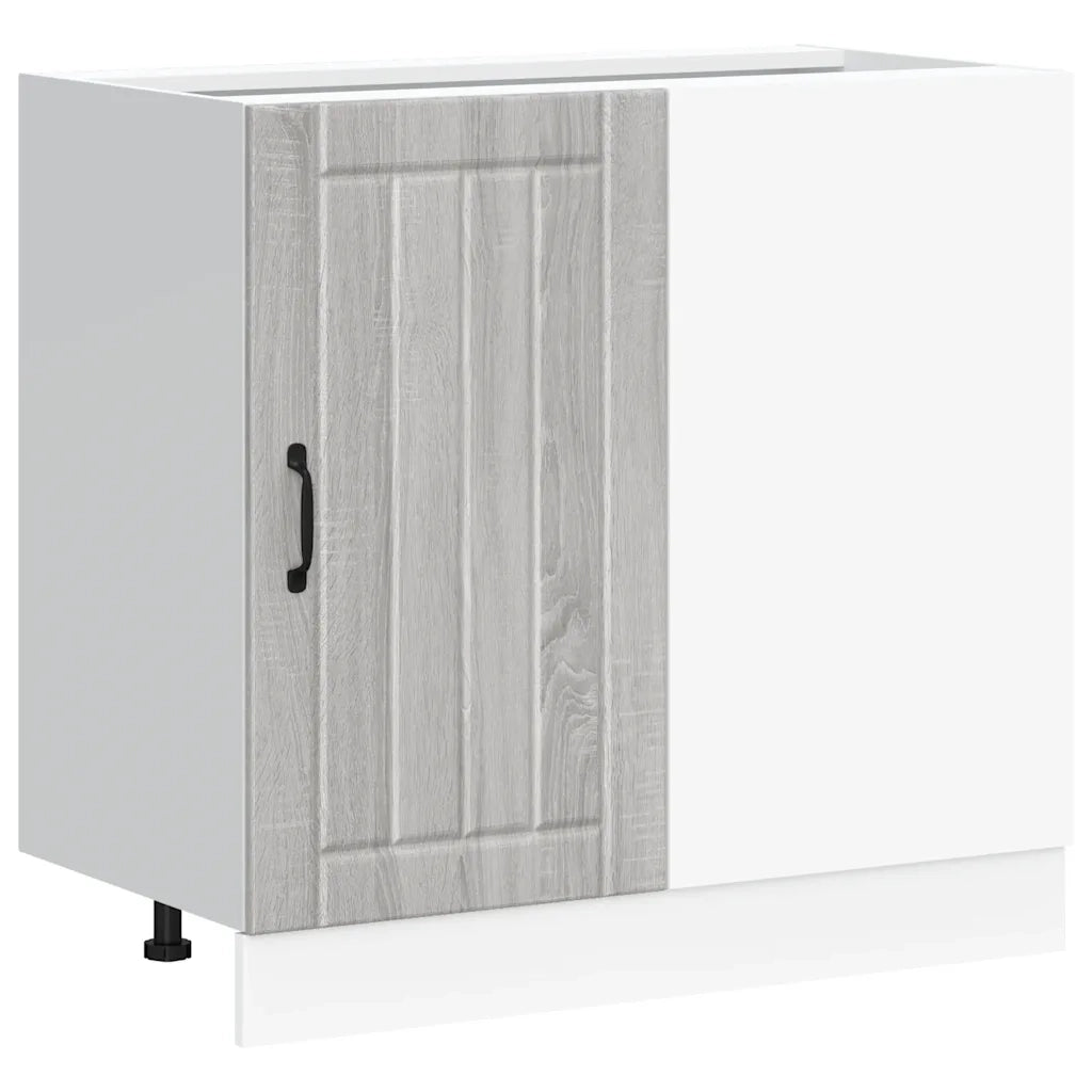 Mobile base da cucina Lucca Grigio Sonoma in Legno Multistrato 854314