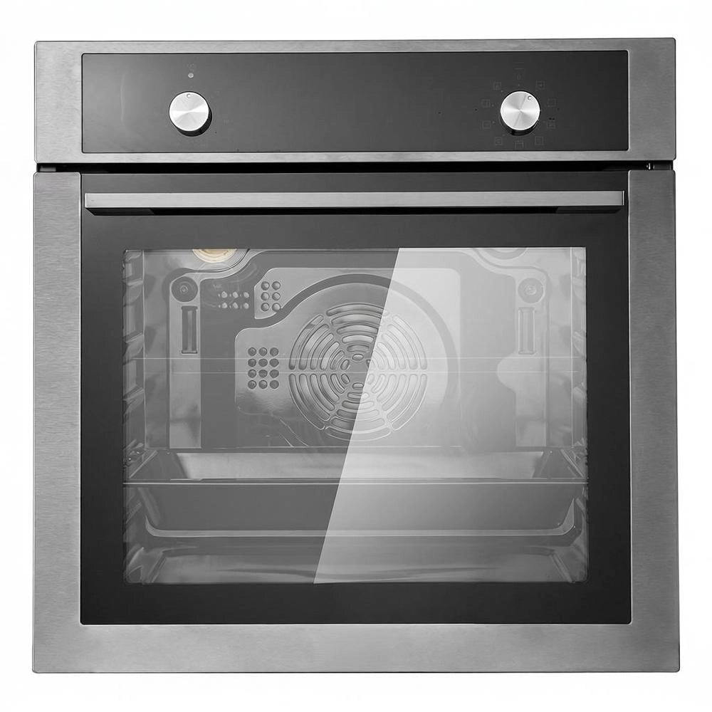 Single Wall Oven, 24" Electric Built-in Wall Oven With 9 Cooking Functions, 2.68 Cubic Feet Electric Wall Oven, Fast Heating To 200°C In 5 Min., 3550 W Electric Oven With Baking Rack And Baking Tray, Kitchen