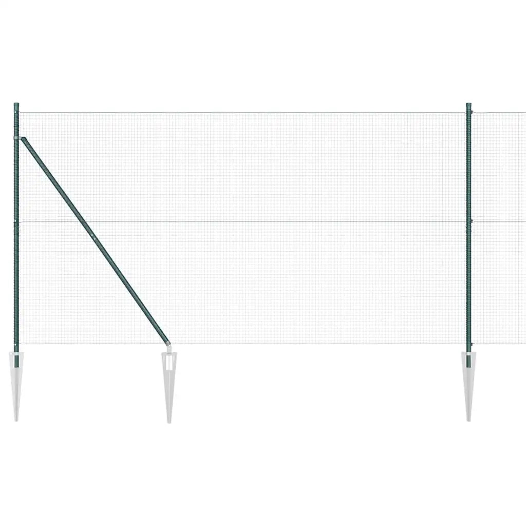 Palo della recinzione Verde 50 x 1,4 m (rete 19 x 19 mm)
