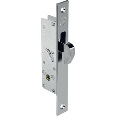 SERRATURA MONTANTE INFILARE YF15 YALE  B.Q NICH F.MM 16 C/SPILLO GANCIO E.MM 20