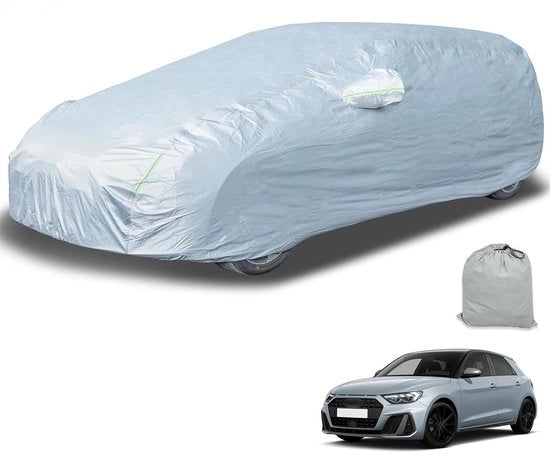 Autohoes Acquaproteggiante - Protezione contro gli Agenti Atmosferici - 1 pezzo - Argento - Per Hatchback fino a 415 cm