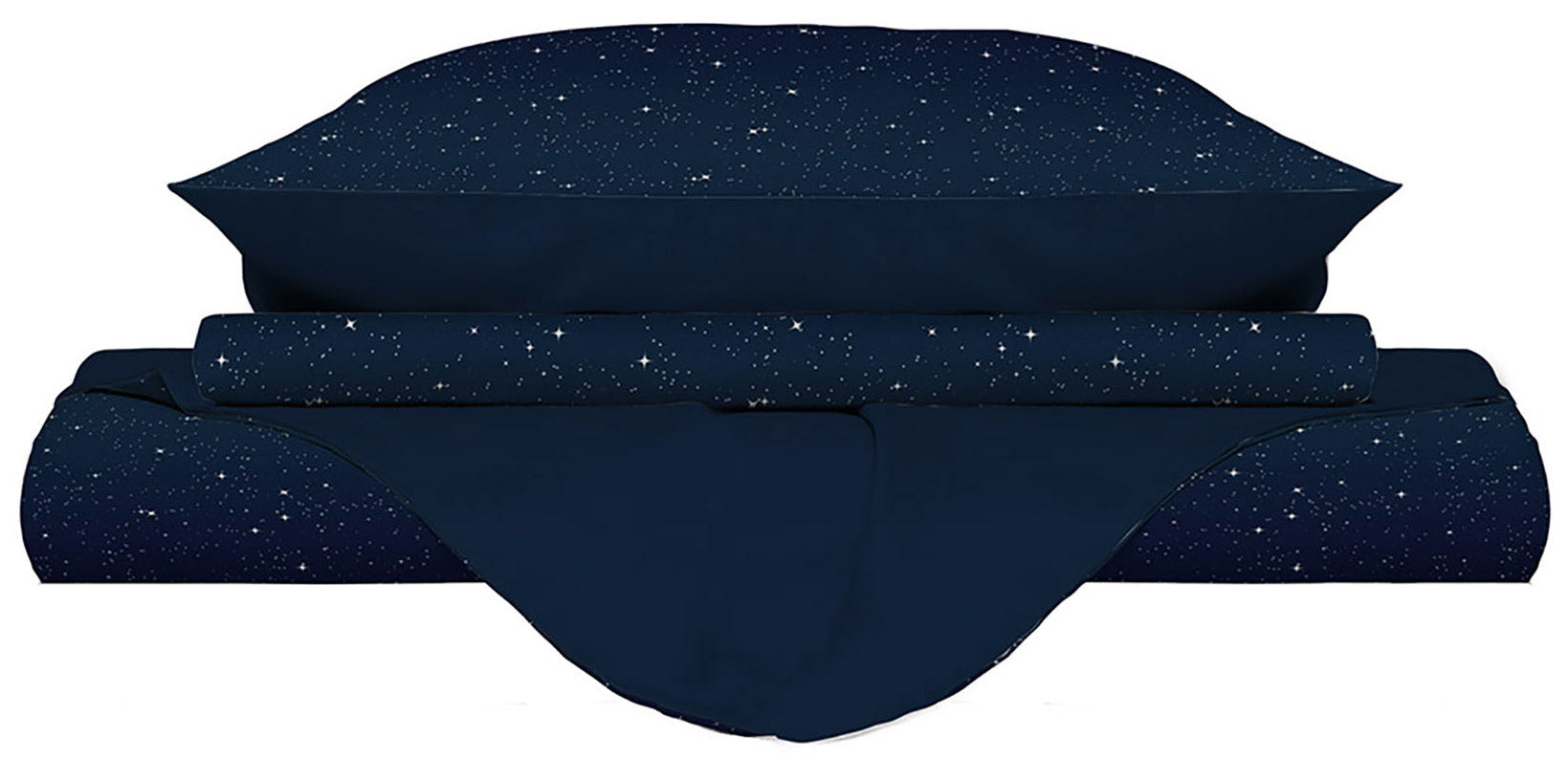 Copripiumino Matrimoniale con Federe Stampato Stars