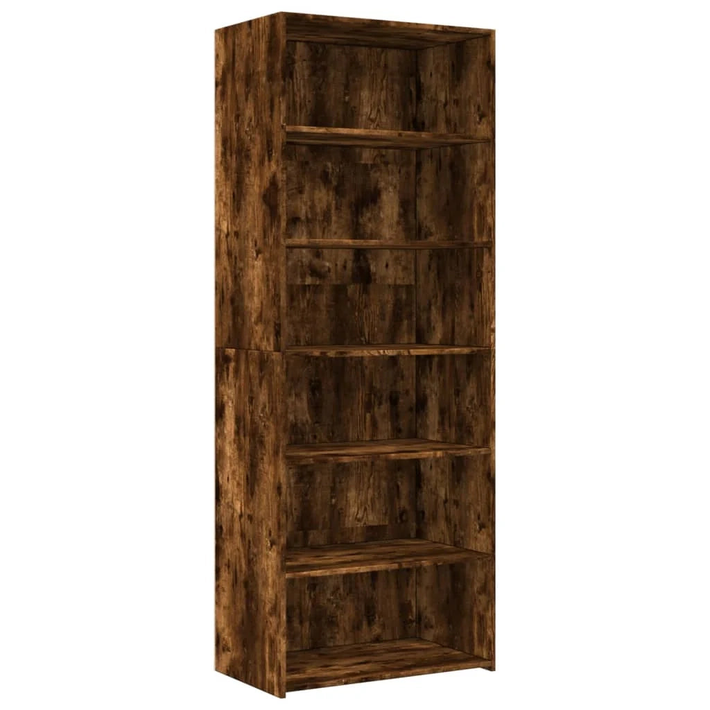 Credenza cassettiera cassettiera mobile contenitore organizer cucina soggiorno soggiorno alto 70 x 41 x 185 cm derivati ​​del legno marrone 02_0033555