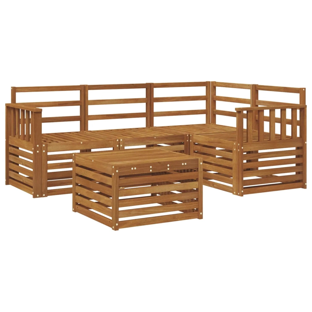 Set di divani da esterno 5 pcs Naturale 3374759